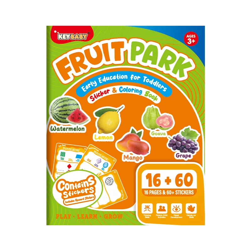 Sticker & Coloring Book – Fruit Park