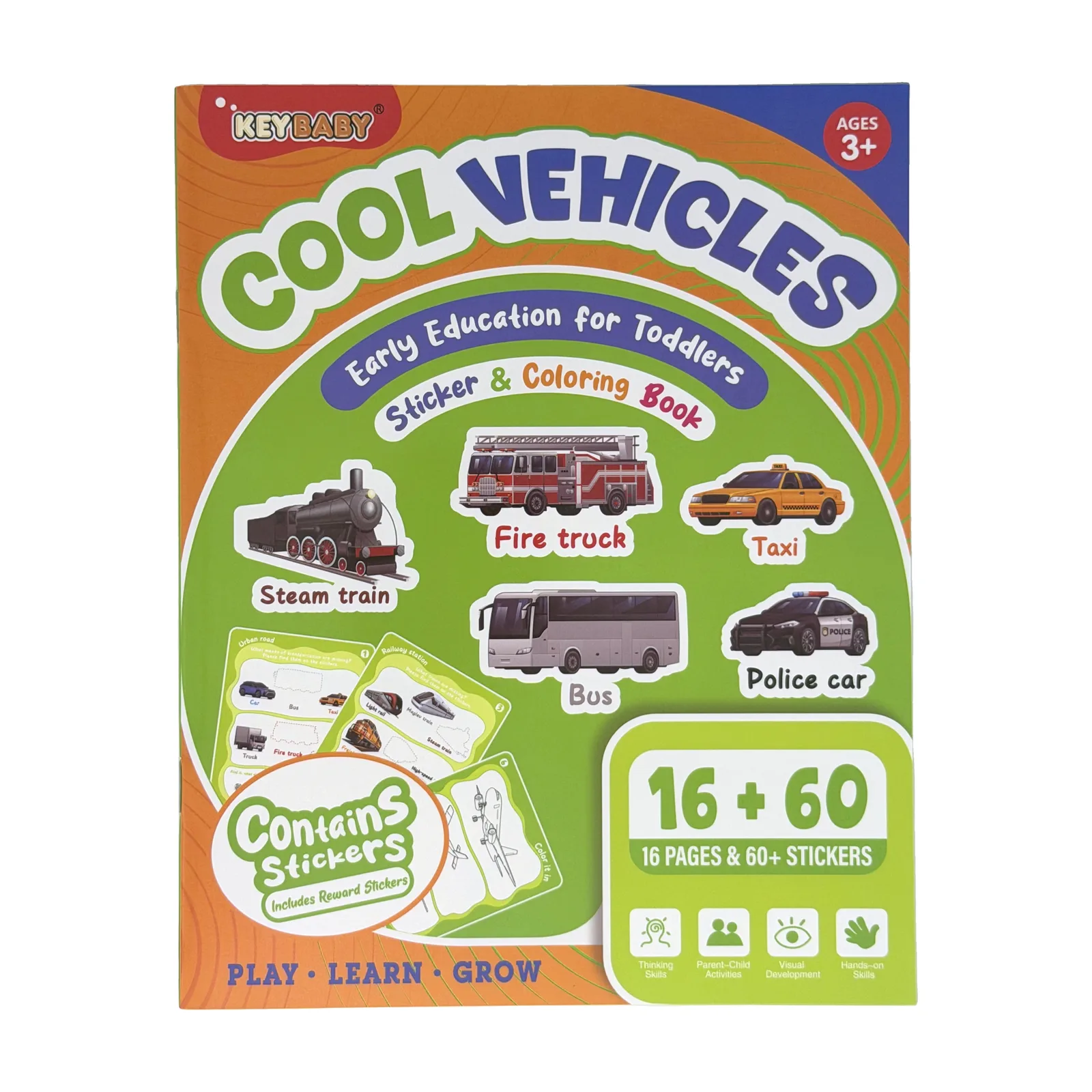 Sticker Coloring Book