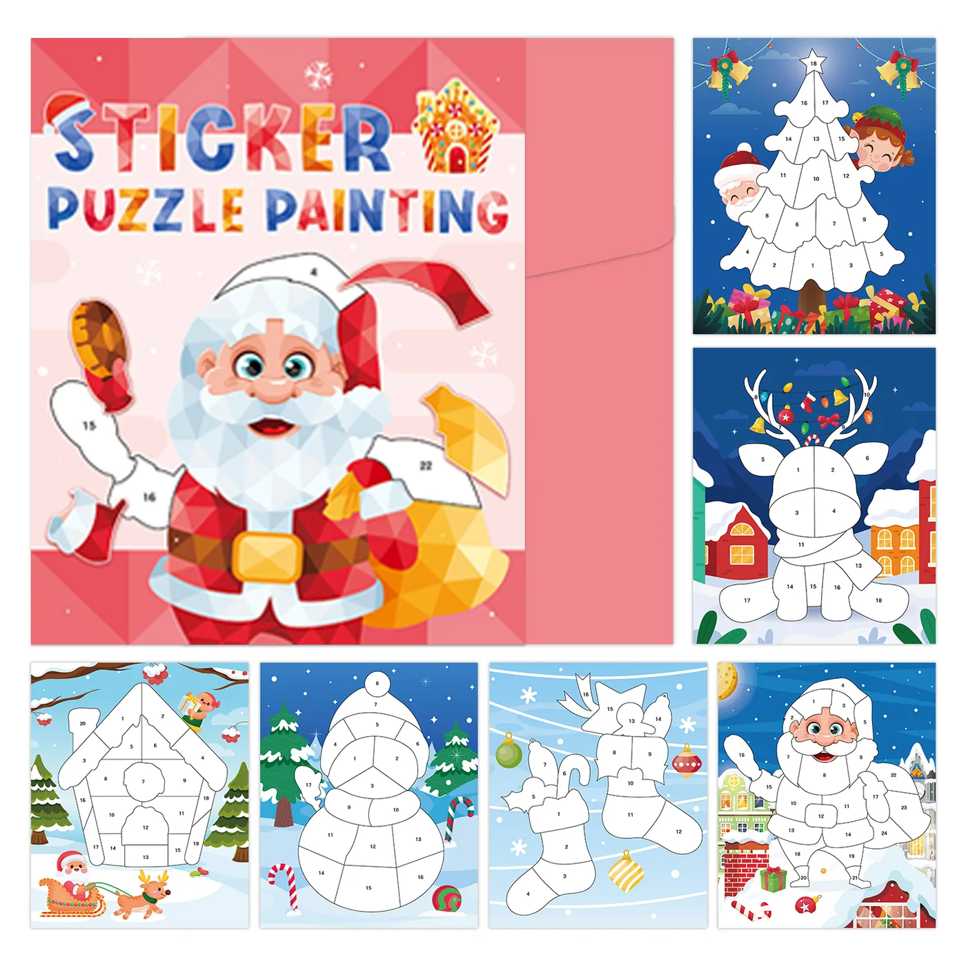 Sticker Puzzle Painting – Natal